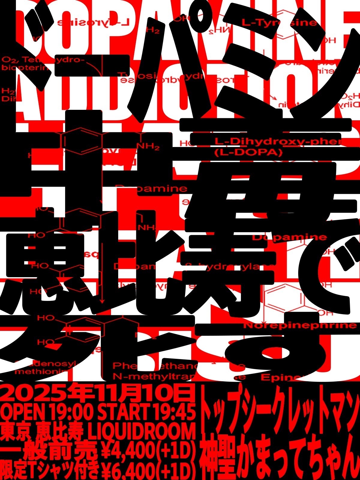 TSM冬の対バン企画2025「ドーパミン中毒、恵比寿で死す」